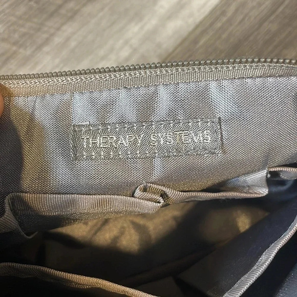 Therapy Systems metallic woven cosmetics, zip, pockets - Picture 4 of 4